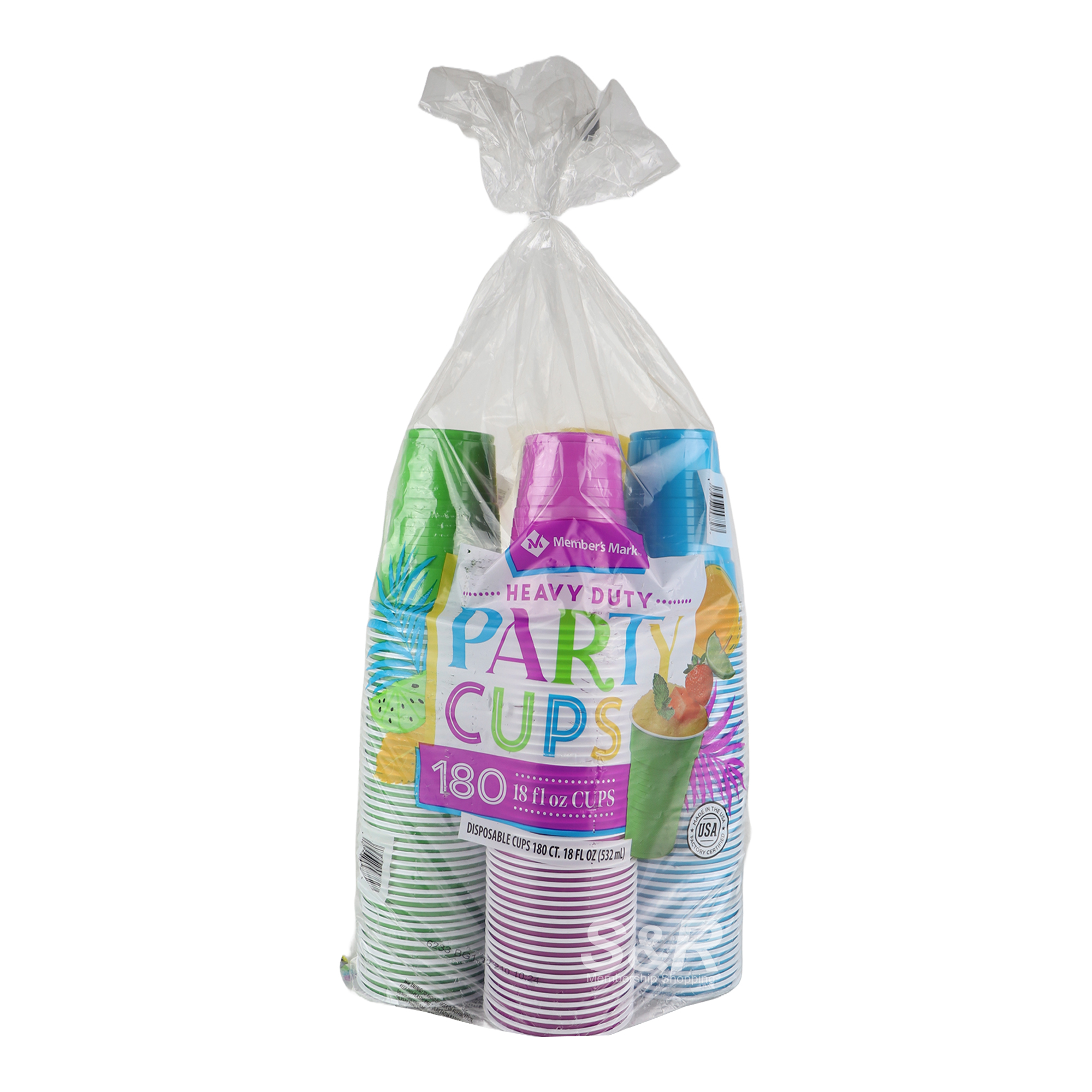 Member's Mark Heavy Duty 532mL Party Cups 180pcs Member's Mark Heavy Duty 532mL Party Cups 180pcs